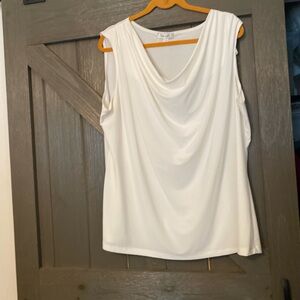 Elegant White Sleeveless Top